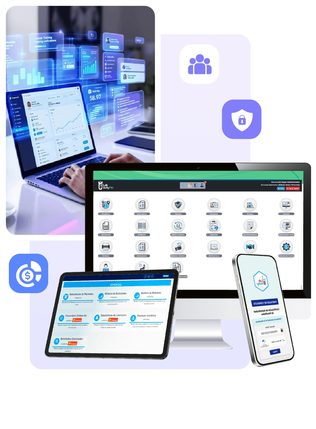 Dispositivos y plataformas de gestión Solei Software